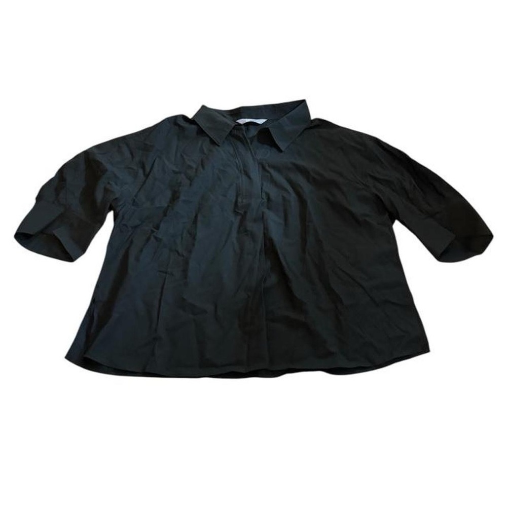 korean brand 8 seconds black blouse